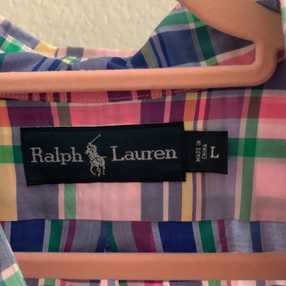 Mens Polo Ralph Lauren cotton button down - Picture 3 of 4